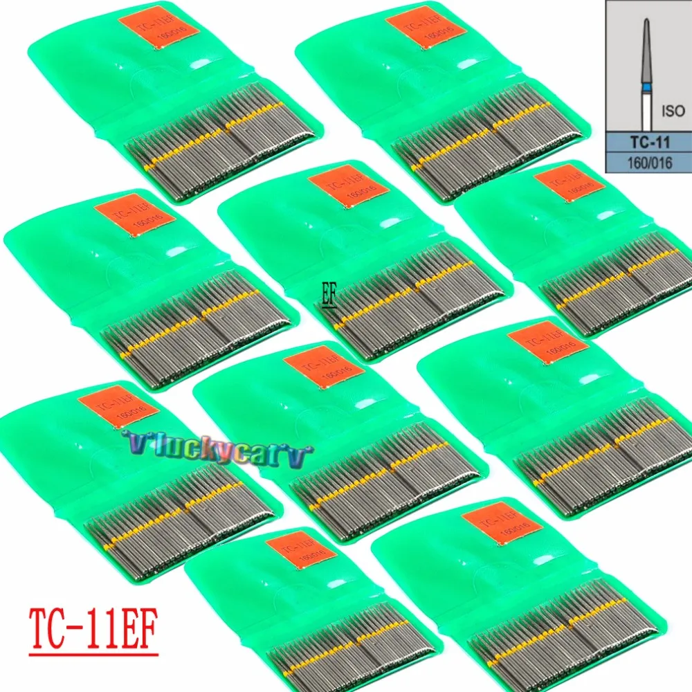 500 шт алмазные стоматологические FG высокие Скорость боры для полировки сглаживания 1,6 MM 50 шт./пакет TC-11EF