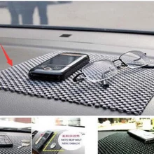 DHL или FedEx 1000 шт Универсальный черный 22*19 см гибкий телефон Cion ключ колодки держатель для автомобиля, нескользящий Коврик противоскользящий материал для крепления на приборной панели автомобиля коврик