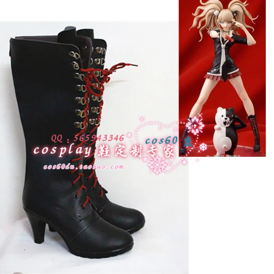 

Dangan ronpa Havoc enoshima junko Cosplay halloween Boots Shoes S008