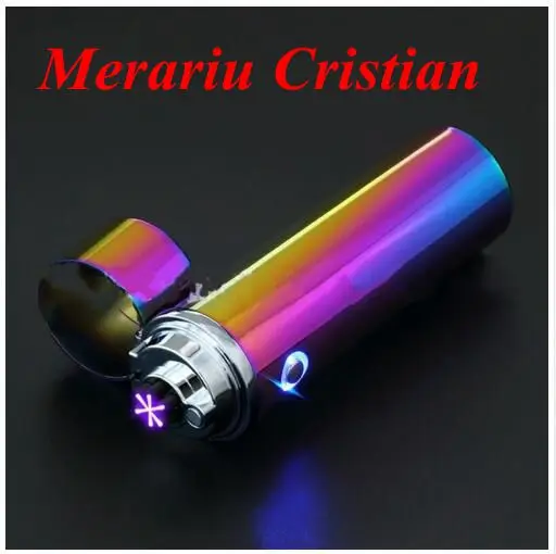 Дизайн 6 дуговая Зажигалка более мощная USB перезаряжаемая электрическая плазменная импульсная Зажигалка для дыма сигарет табачная трубка - Цвет: 1