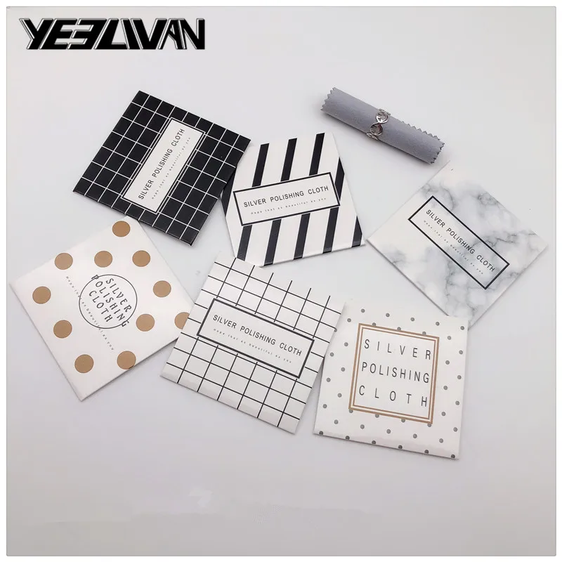 

New Square Silver Polish Cloth Anti Tarnish Tools Wipe Maintain Sterling Silver Gold Jewelry Special Polishing Clean Jewelry