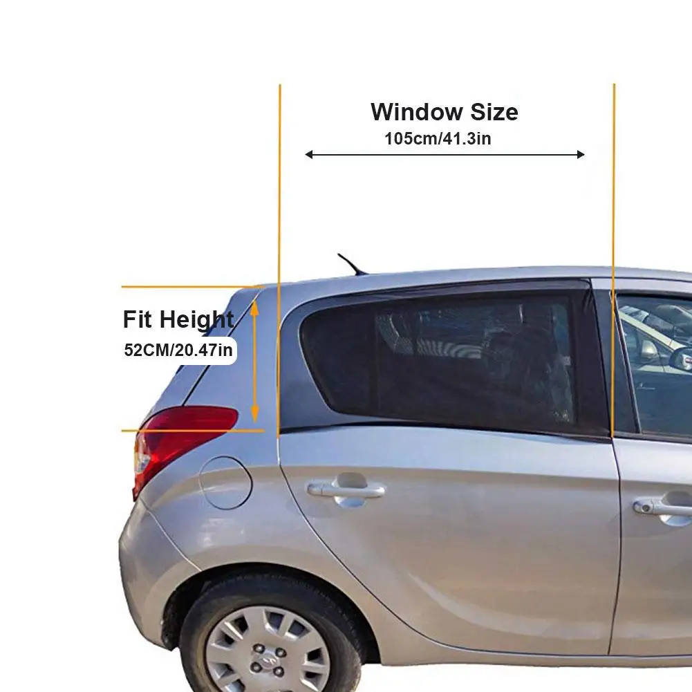 2 шт., автомобильный солнцезащитный блок, занавеска для окна, солнцезащитный козырек, боковая сетка, Солнцезащитный тепловой блок, специальное москитное защитное окно для детей, домашних животных