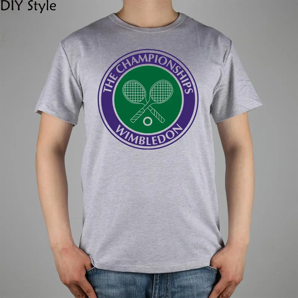 Футболка Wimbledon Grand Slam Мужская футболка из лайкры и хлопка новый дизайн|designer mens t