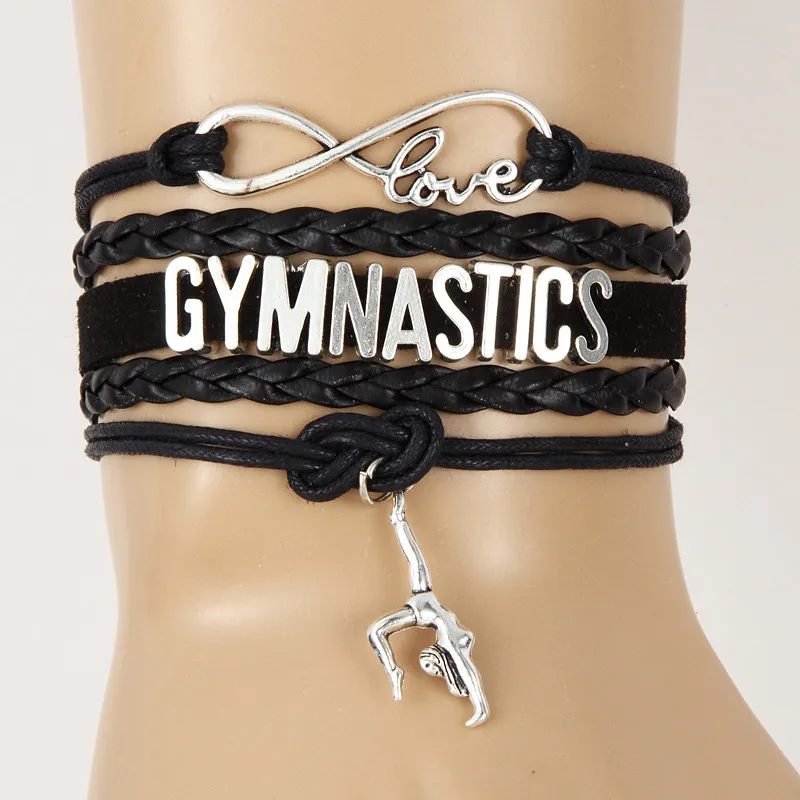 Buy (10pcs/lot) Infinity Love GYMNASTICS Bracelet