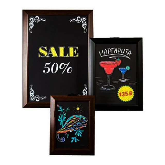 led neon sign message writing board 460x630mm centch 12 flashing modes multiple colors diy chalkboard