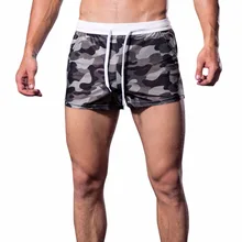 Новые мужские камуфляжные шорты, мужские повседневные сетчатые дышащие шорты