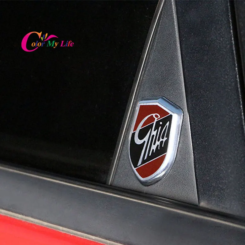 Автомобильная наклейка с эмблемами GHIA боковая защита логотип маркировка s для Ford