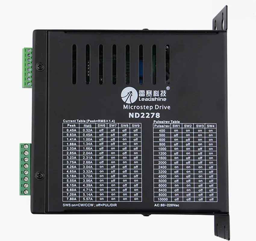 ND2278 update MD2278 Leadshine NEMA34 NEMA42 2phase stepper motor driver 80-220VAC 7.8A CNC Router цена ND2278 update MD2278 Leadshine NEMA34 NEMA42 2phase stepper motor driver 80-220VAC 7.8A CNC Router цены онлайн