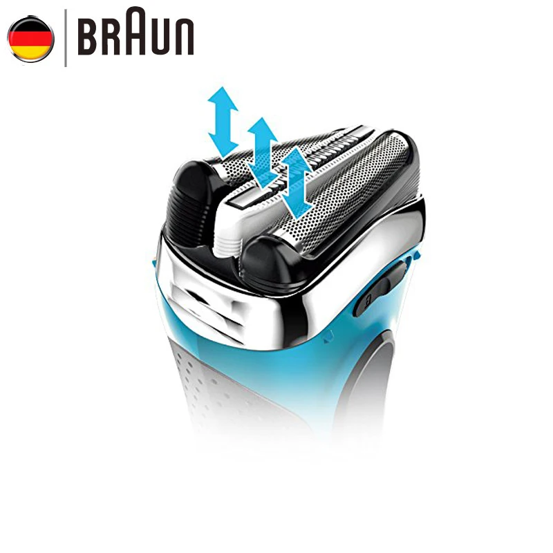 Электробритва Braun Series 3 3080 S, электрическая бритва с лезвиями, бритвенный станок, перезаряжаемая электробритва для мытья мужчин