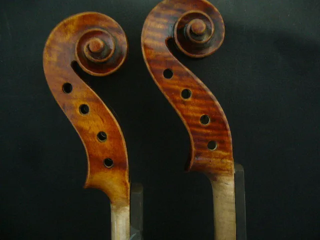 

2pcs Professional violin 4/4 size Strad model antique style without fittings