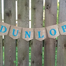 Персонализированные с именем Горячие 1-ые вечерние брезентовые флажки якорь гирлянда в морском стиле реквизит для фотографий Пользовательские мальчик Бантинг морской джут