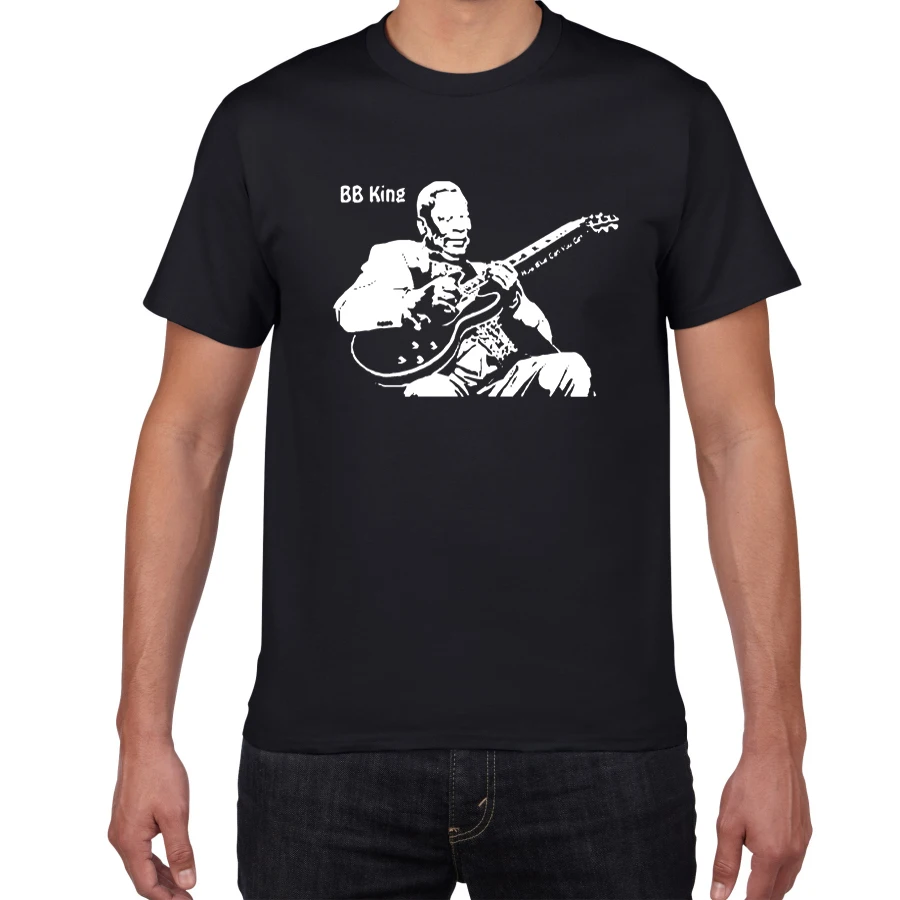 

great musician B.B.King T Shirt men BLUES 100% cotton high quality tshirt men Summer cool tee shirt homme streetwear tshirt men