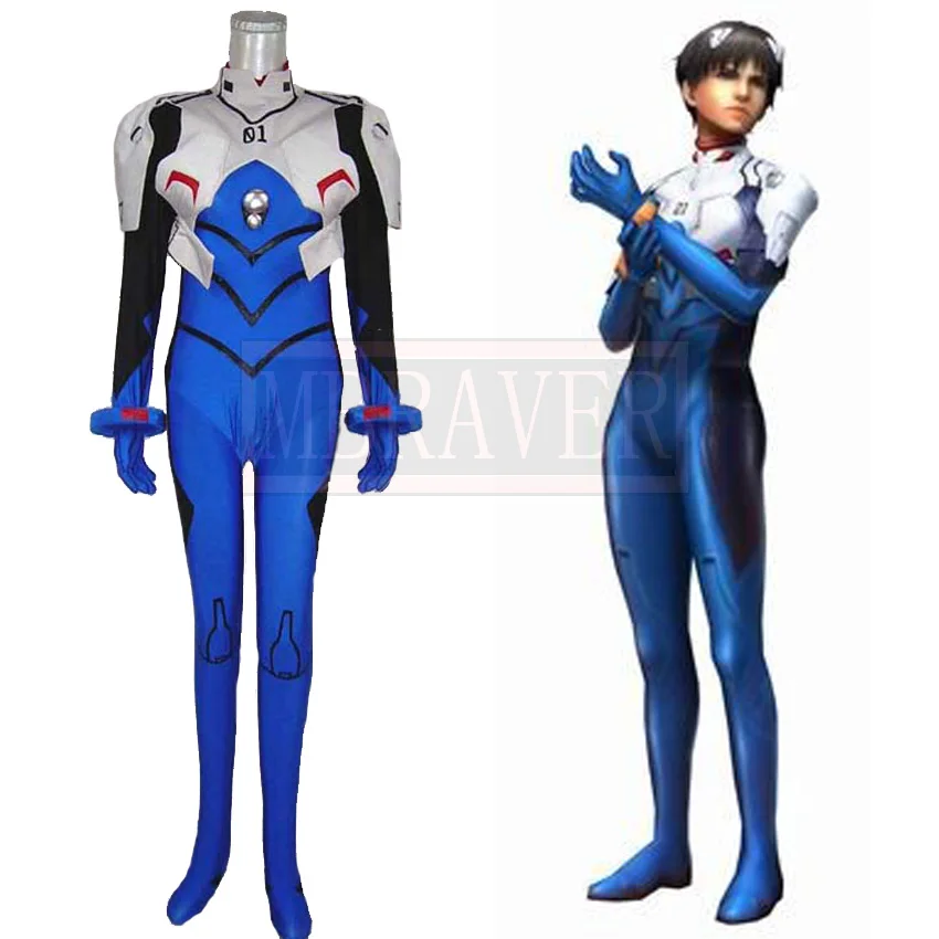 Neon Genesis Evangelion Ikari Shinji EVA-01 Test Type Meisters Uniform Cosplay Costume Custom Made Any Size neon genesis evangelion the shinji ikari raising project omnibus volume 2