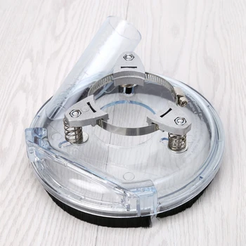 

Dust Shroud Kit Dry Grinding Dust Cover for Angle Hand Grinder Clear 4"/ 5"