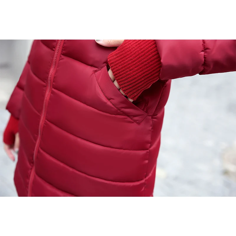 Femmes noir Nouveau Longue De Black Survêtement Parka Réel bourgogne Veste Raton Collier Fourrure Fur Green black army Manteau Doudoune Mode Beige D'hiver Cm Chaud Laveur 18 Hiver Femme 2018 nBqwxzPt