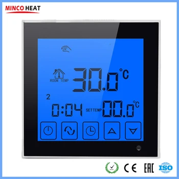 

LCD Blue Backlight Touch Screen Room Temperature Controller Digital Electric Thermoregulator Programmable Thermostat