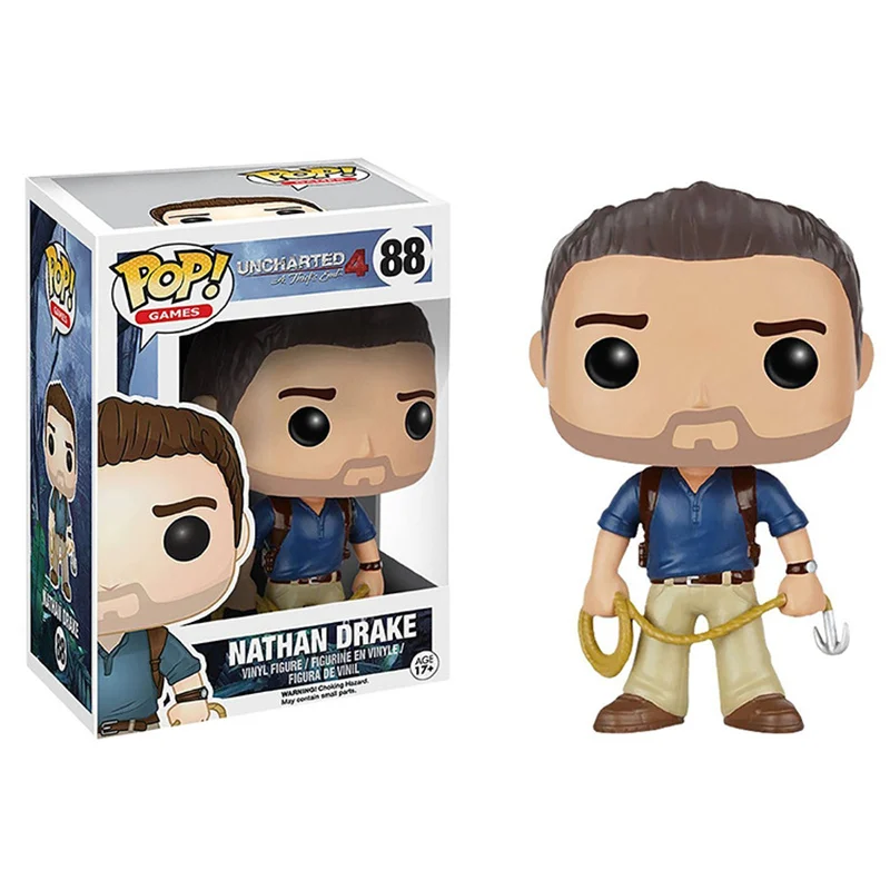 Funko поп Uncharted 4 Натан Дрейк официальный таинственный морской район фигурку Коллекционная модель игрушки для детей Подарки