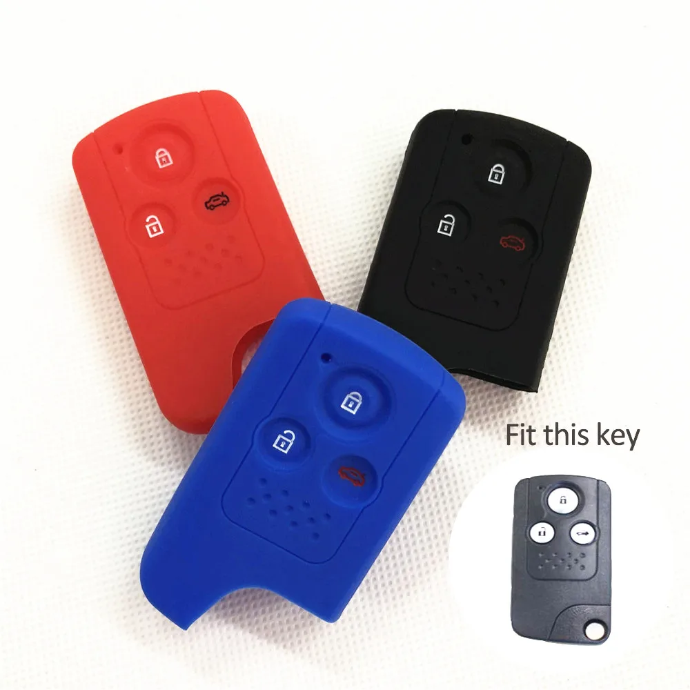 Подходит для HONDA CIVIC ACCORD евро SILICONE ODYSSEY силиконовый 3B ключ дистанционный держатель