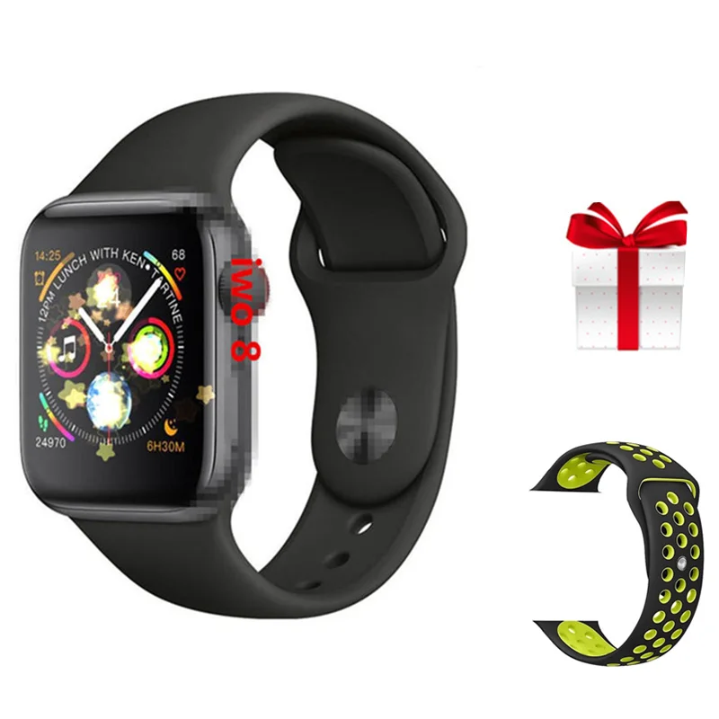 

IWO 8 Smart Watch 44MM 2019 Smart Watch android IWO 8 Heart Rate ECG Alloy case For iOS Android Phone For Samsung Xiaomi Huawei