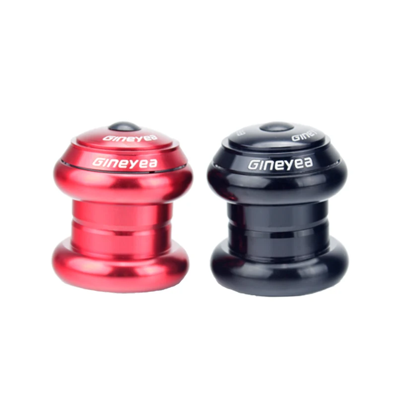Gineyea-Aluminum Alloy Bicycle Bearing Bowl Front Fork External CNC Bowl Set Bike parts Straight-end Tube Frame 28.6mm 34mm
