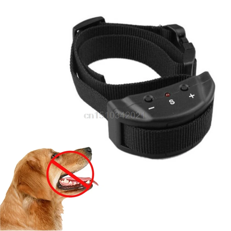 

Electric Remote Control Anti Bark Collar No Shock Pet Dog Training Ultrasonic