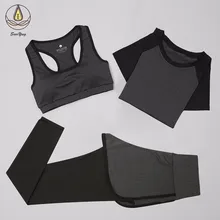 New Women Yoga Set Fitness Clothing Sportswear For Female Workout Sports Clothes Athletic Running Yoga Suit Sets Leggings Pants