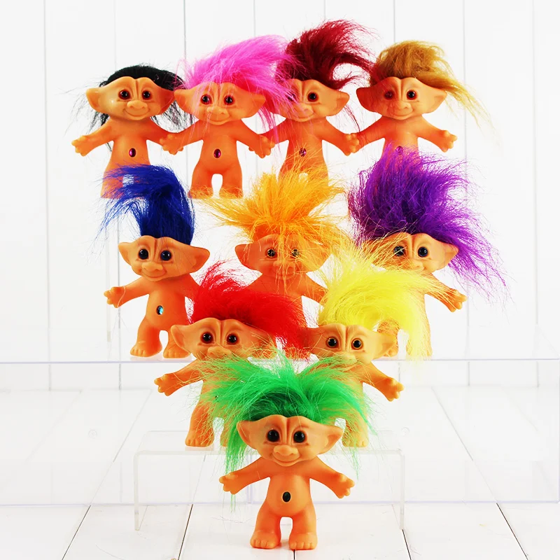 

1pcs Troll Doll Leprocauns Dam dolls Trolls Poppy Branch DJ Suki Biggie Creek Cooper Figure Toy gift for Christmas