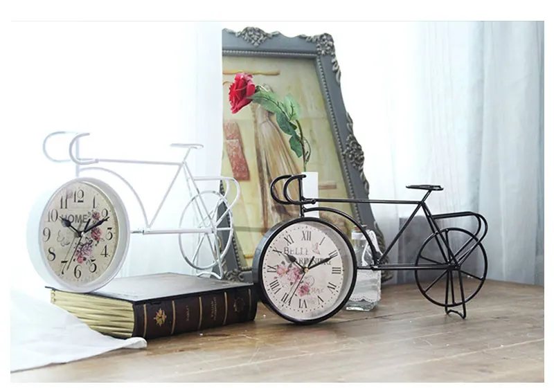 Металлические подвесные часы для велосипеда настенные часы Ретро модель велосипеда дизайн металлические железные подвесные настенные часы домашний декор миниатюры ремесло