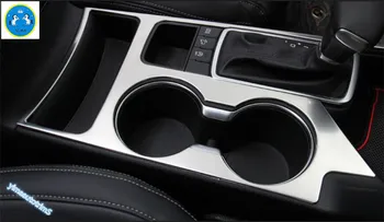 

Lapetus For KIA Sportage 2016 2017 2018 2019 2020 Stainless Steel Interior Water Cup Holder Panel Cover Decoration Stickers Trim