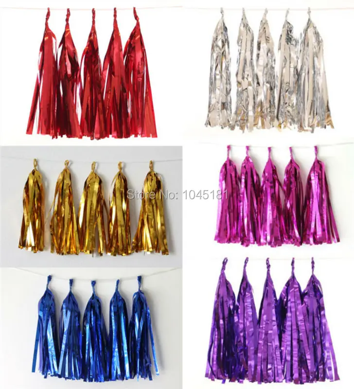 foil party garland