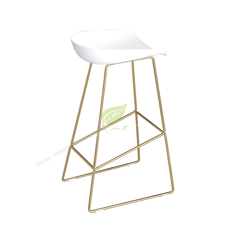 

Iron Bar Chair Stool Bar Tabouret De Bar Bar Stool Seat Make Up Chair Beauty Salon Furniture Nordic Iron Art Postmodern Fashion