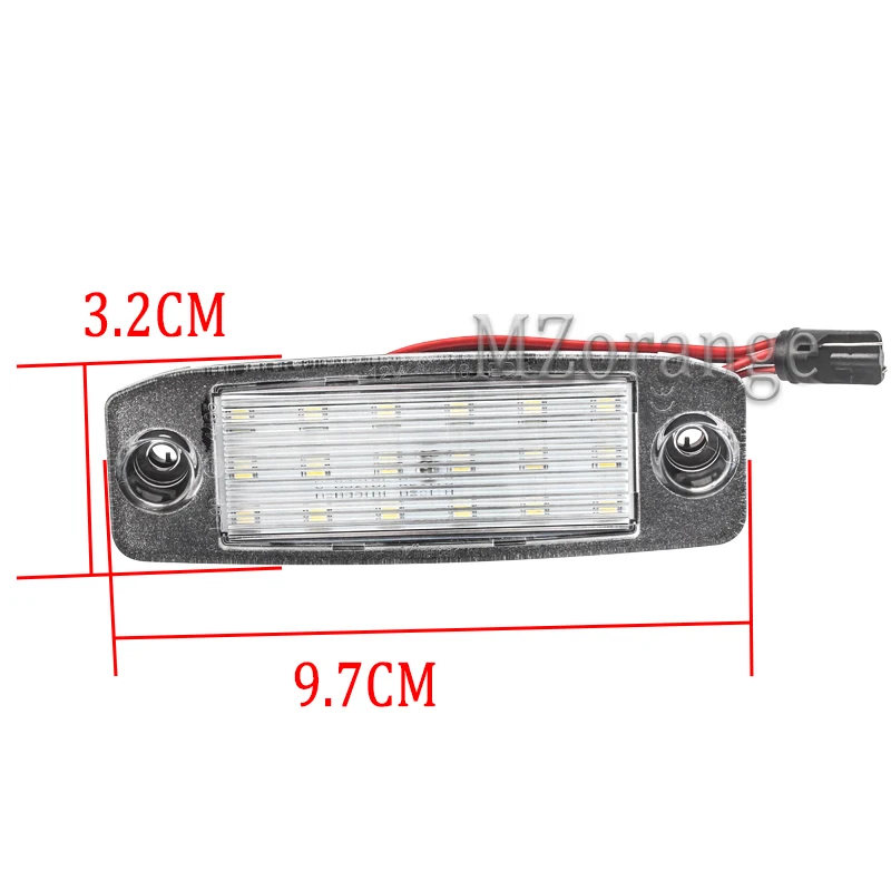 2 шт. Автомобильный светодиодный светильник номерного знака для Kia Sportage 2011~ для SONATA 10 10~ 13 для SONATA YF 10MY 2010~ 2013 GF 10