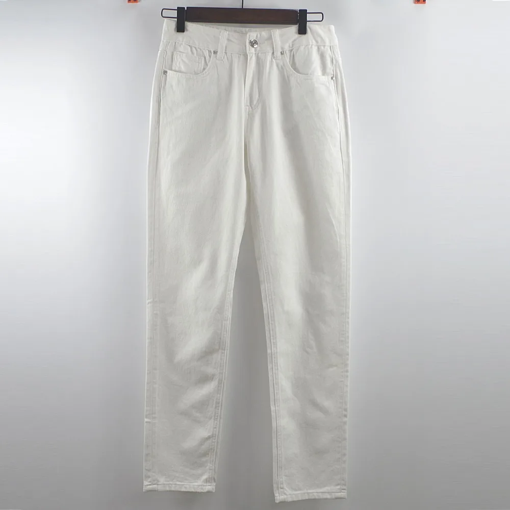 Koop Alice Elmer Wit Boyfriend Jeans Voor Vrouwen Jeans Broek Vrouwen Mid Taille Denim Jeans Vrouwelijke Broek