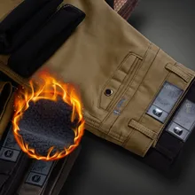Деловой костюм брюки для мужчин Осень Зима повседневные толстые флисовые теплые тонкие узкие Классические Формальные Длинные облегающие брюки мужские хлопковые