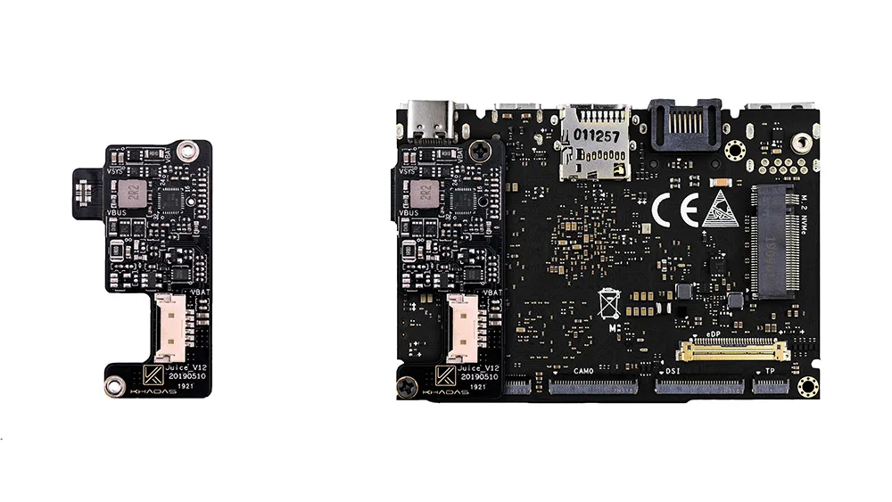 Rockchip RK3399 8bit STM8S003 с программируемым EEPROM Khadas Edge-V Базовая макетная плата