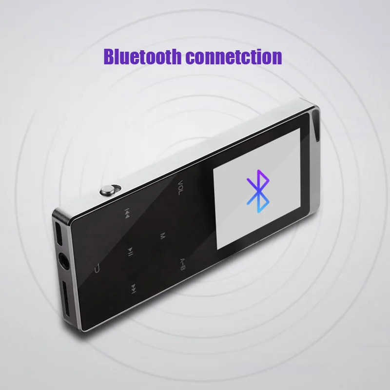 Роскошный Металлический MP4 плеер, Bluetooth плеер, портативный тонкий MP3 MP4 медиа 2,4 дюймов, сенсорный ключ, fm-радио, 16 ГБ/40 ГБ, музыкальный плеер в подарок