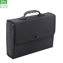 Mylifeюнит 26 карманов расширяющийся органайзер для файлов, папок, портфель, Водонепроницаемый Бизнес ящик для папок с ручкой для офиса