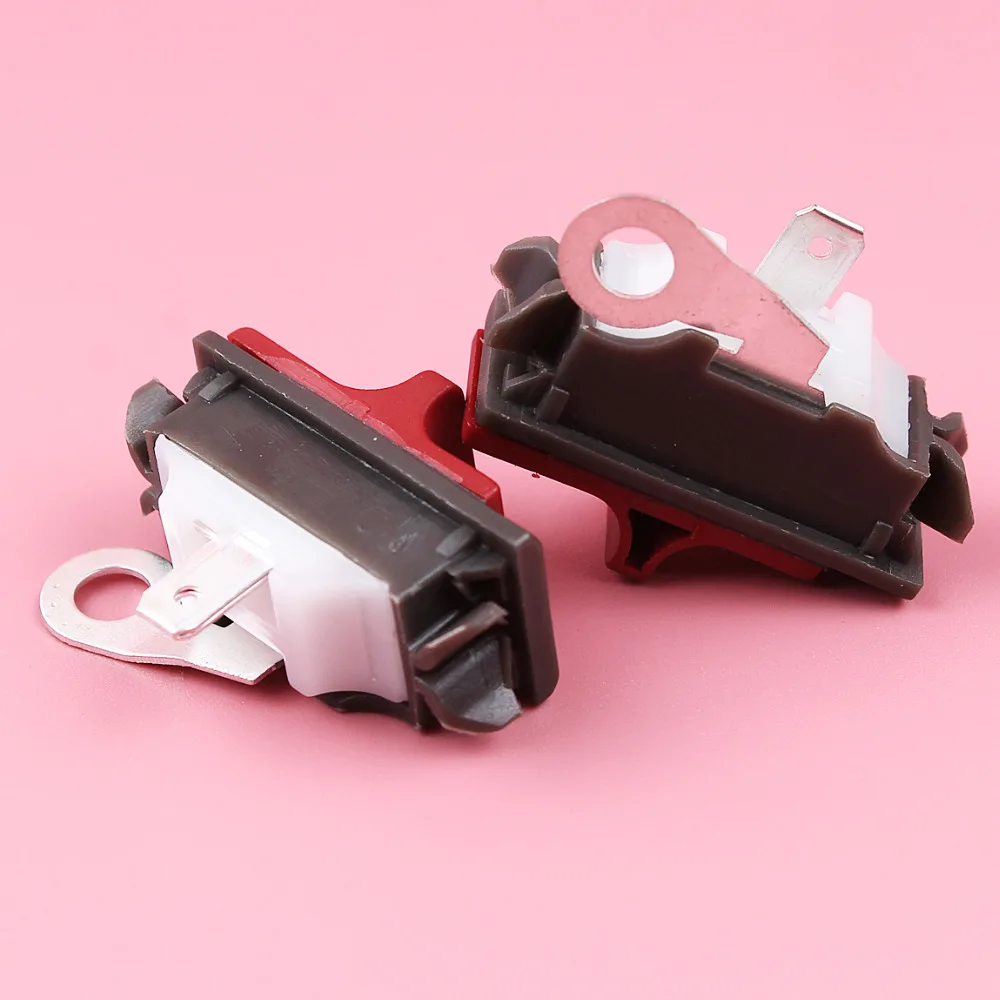 2pcs On-off Stop Switch For Husqvarna 36 41 50 51 55 61 66 136 137 141 181 254 257 266 268 272 281 288 394 395 Chainsaw Parts