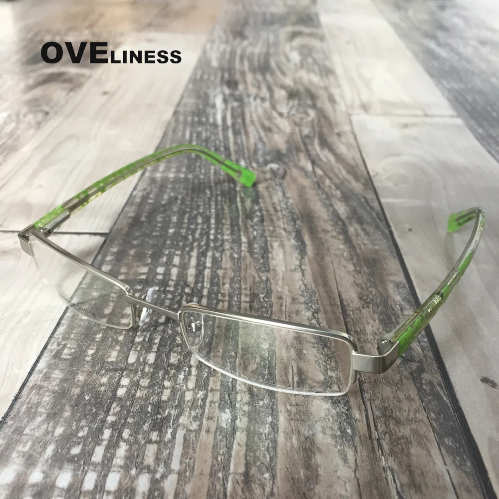 

Optical eyewear frame women Spectacles frames High quality prescription eyeglasses half rim glasses clear square shape