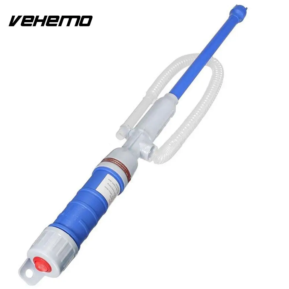 Vehemo пластиковый водяной автомобильный масляный насос сантехника автомобильный насосный портативный автомобильный маслопровод кемпинг - Цвет: blue