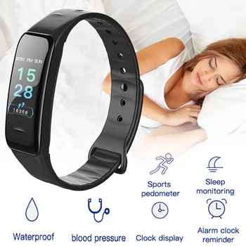 

B1 Smart Bracelet Heart Rate Monitor Smart Bracelet Health Record Support Android IOS System Sport Smart Watch Activity Tracker