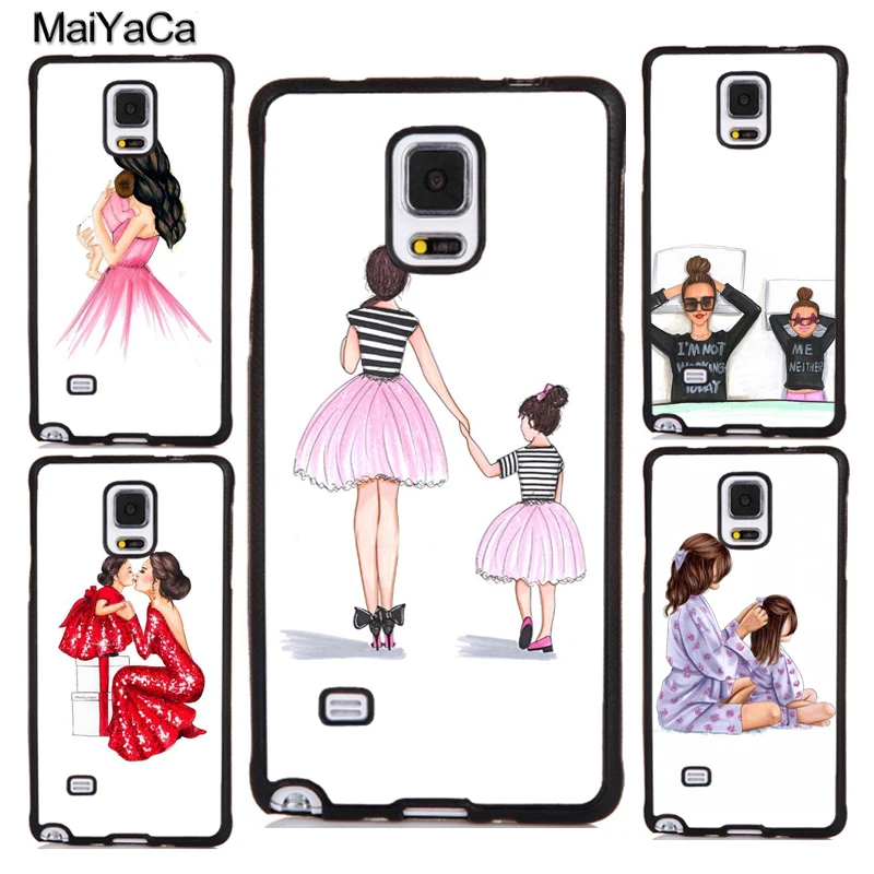 

MaiYaCa SUPER MOM MUM MOTHER MAMA BABY Phone Cases Cover For Samsung Galaxy S5 S6 S7 edge S8 S9 S10 plus Note 5 8 9 Soft Coque