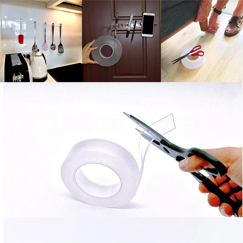 

Multifunctional Nano Gel Pads Double-Sided Anti-Slip Washable Universal Sticker adhesive tape