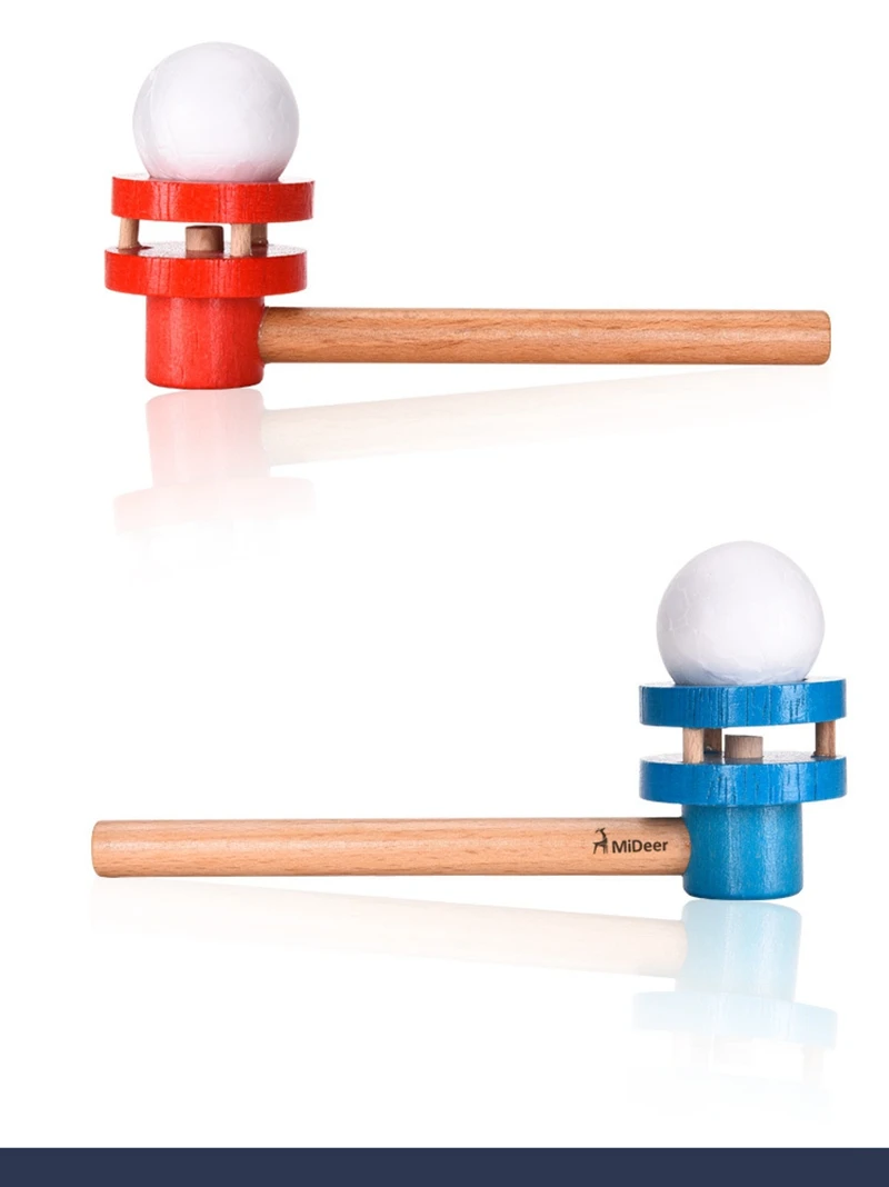 Забавный плавающий шар подвесной маленький дующий шар деревянная игрушка уличный Забавный спортивный креативный трубчатый баланс детская Когнитивная игрушка подарок