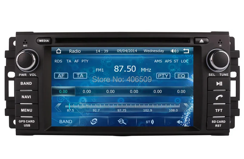 Flash Deal Car DVD Player GPS Navigation for Chrysler Sebring 300C with Radio BT TV USB SD AUX Ipod Audio Stereo 3