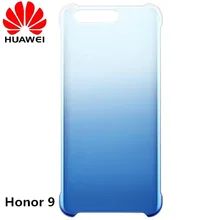 Оригинальный Huawei Honor 9 Красочные Прозрачный чехол для телефона, ПК Красочные Защитная крышка Shell для Honor девять смартфон