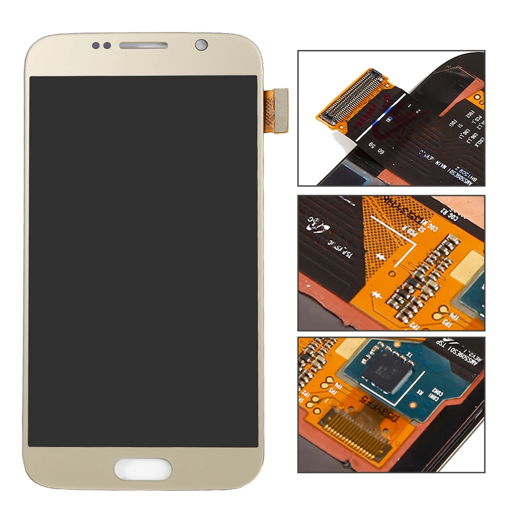 imágenes para DigRepair nueva pantalla lcd Para Samsung Galaxy S6 G920 G920f Oro LCD Pantalla Táctil con Digitalizador Asamblea completo pieza de recambio imágenes para DigRepair nueva pantalla lcd Para Samsung Galaxy S6 G920 G920f Oro LCD Pantalla Táctil con Digitalizador Asamblea completo pieza de recambio