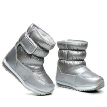 Детские резиновые сапоги для девочек и мальчиков, зимние сапоги до середины голени со шнуровкой, водонепроницаемые сапоги для девочек, спортивная обувь, меховая подкладка, детские сапоги