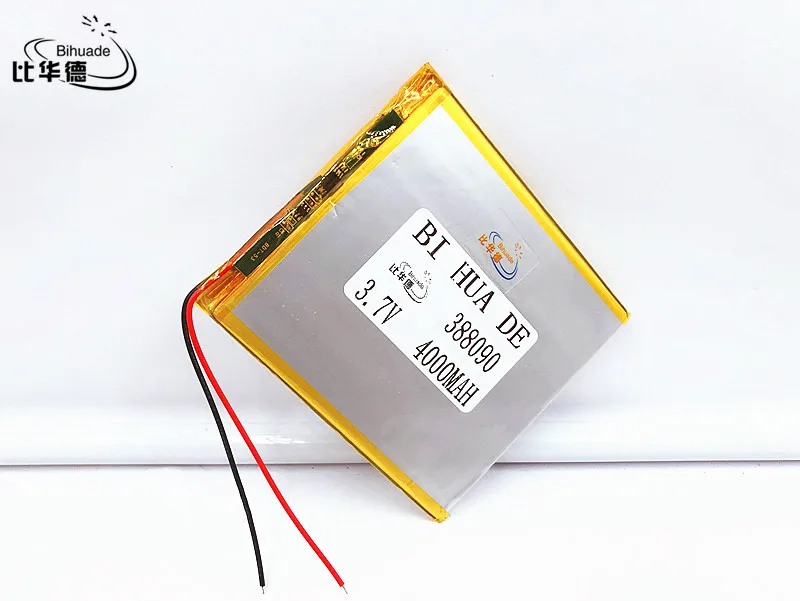 Li-po Размеры 388090 3,7 V 4000 mah литий-полимерный Батарея с защитой доска для 7-дюймовый планшетный ПК