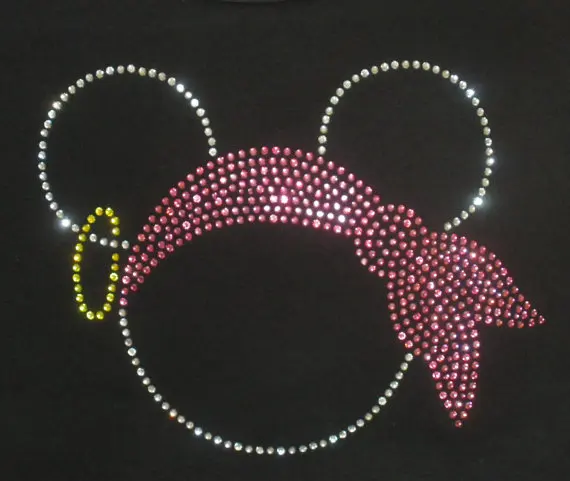 

2pc/lot hot fix sticker iron on rhinestone transfer hot fix rhinestone motif designs applique patches for shirt bag
